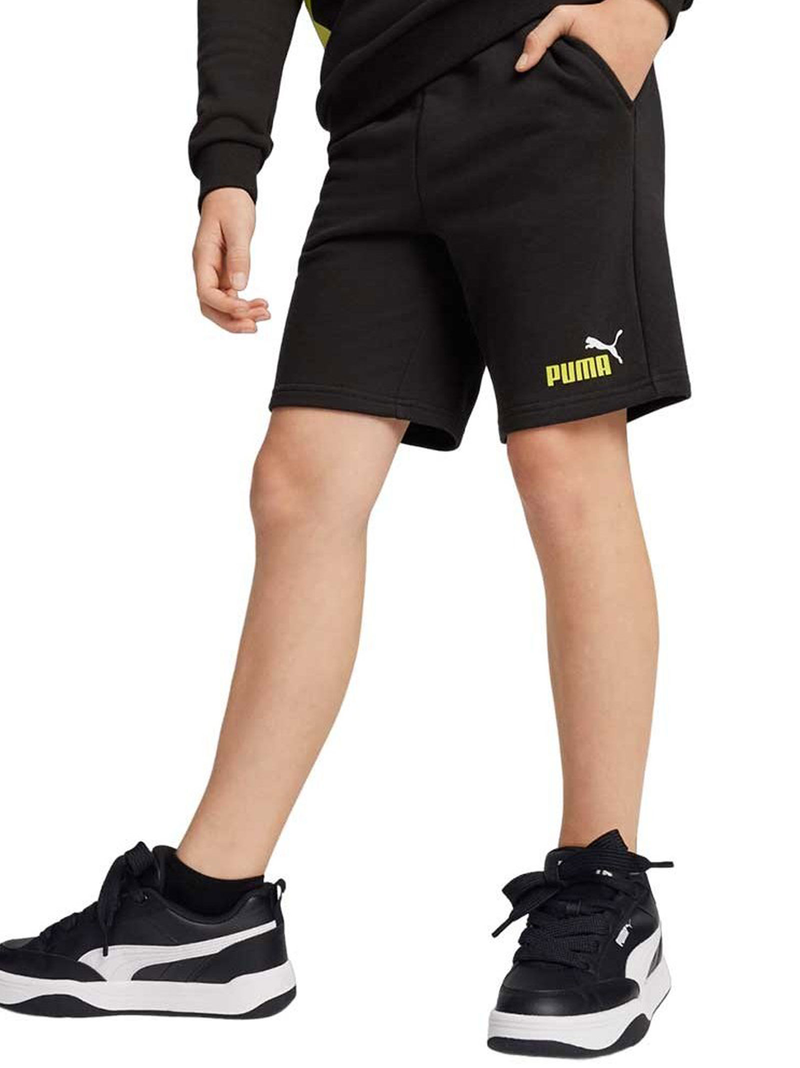 

Шорты pantaloncino essential per bambini Puma, черный