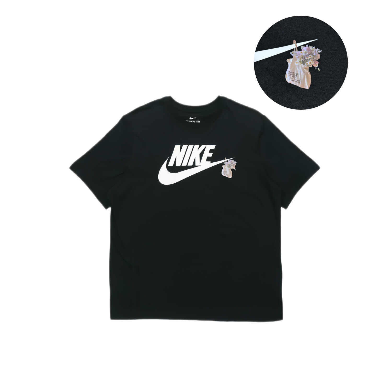 

Спортивная футболка мужская черная Nike, черный