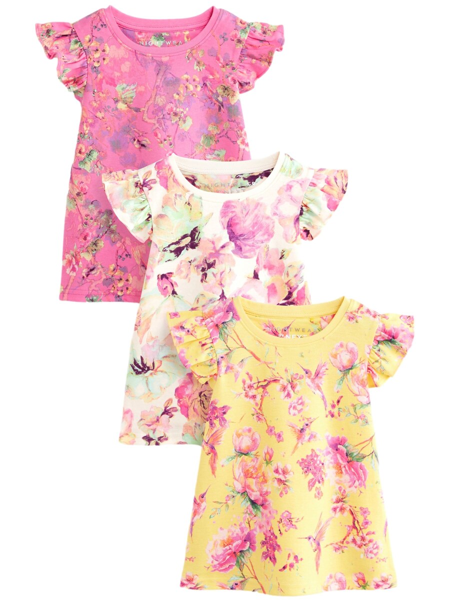 

Пижама Next, цвет Yellow/Pink/Light pink