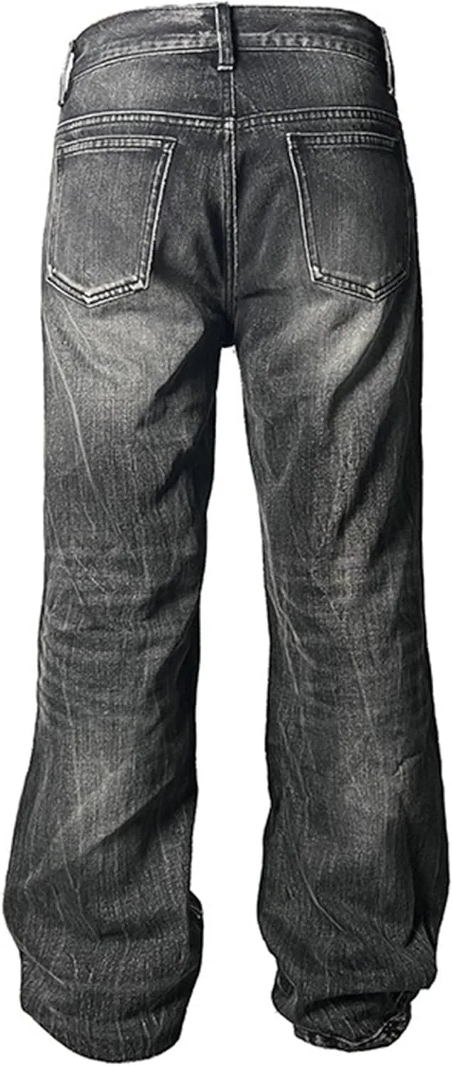 Джинсы Baggy Women Wide Leg, Mid Waist, с декоративной строчкой — фото 4