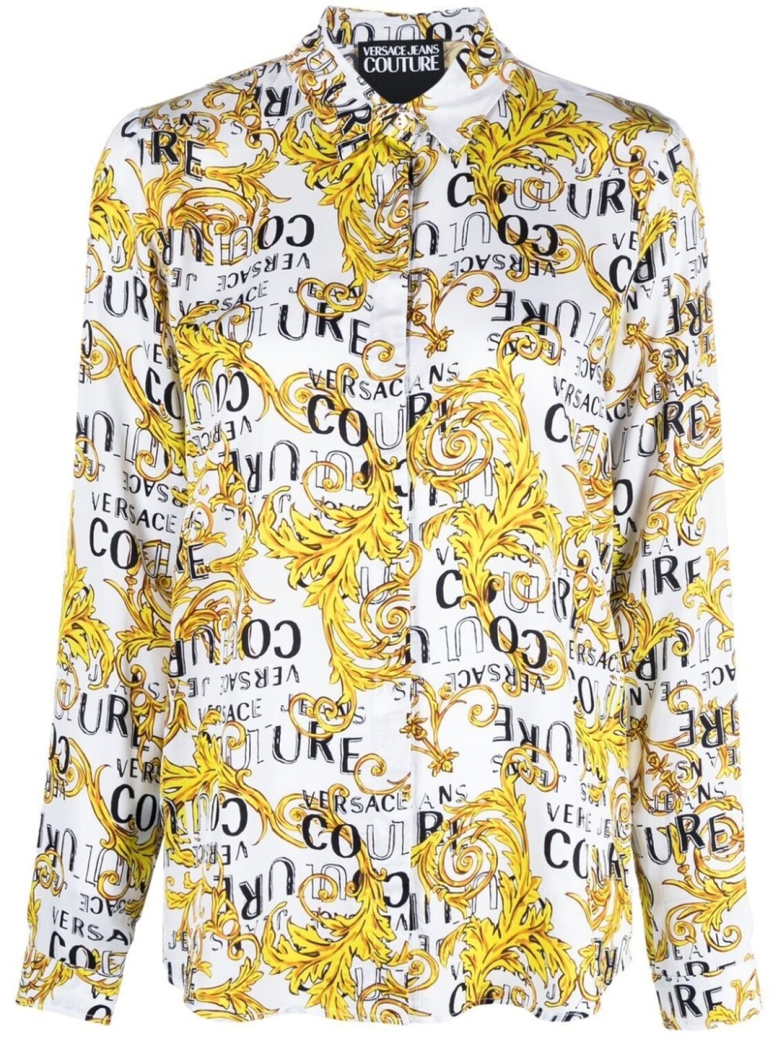 

Versace Jeans Couture рубашка с логотипом, белый