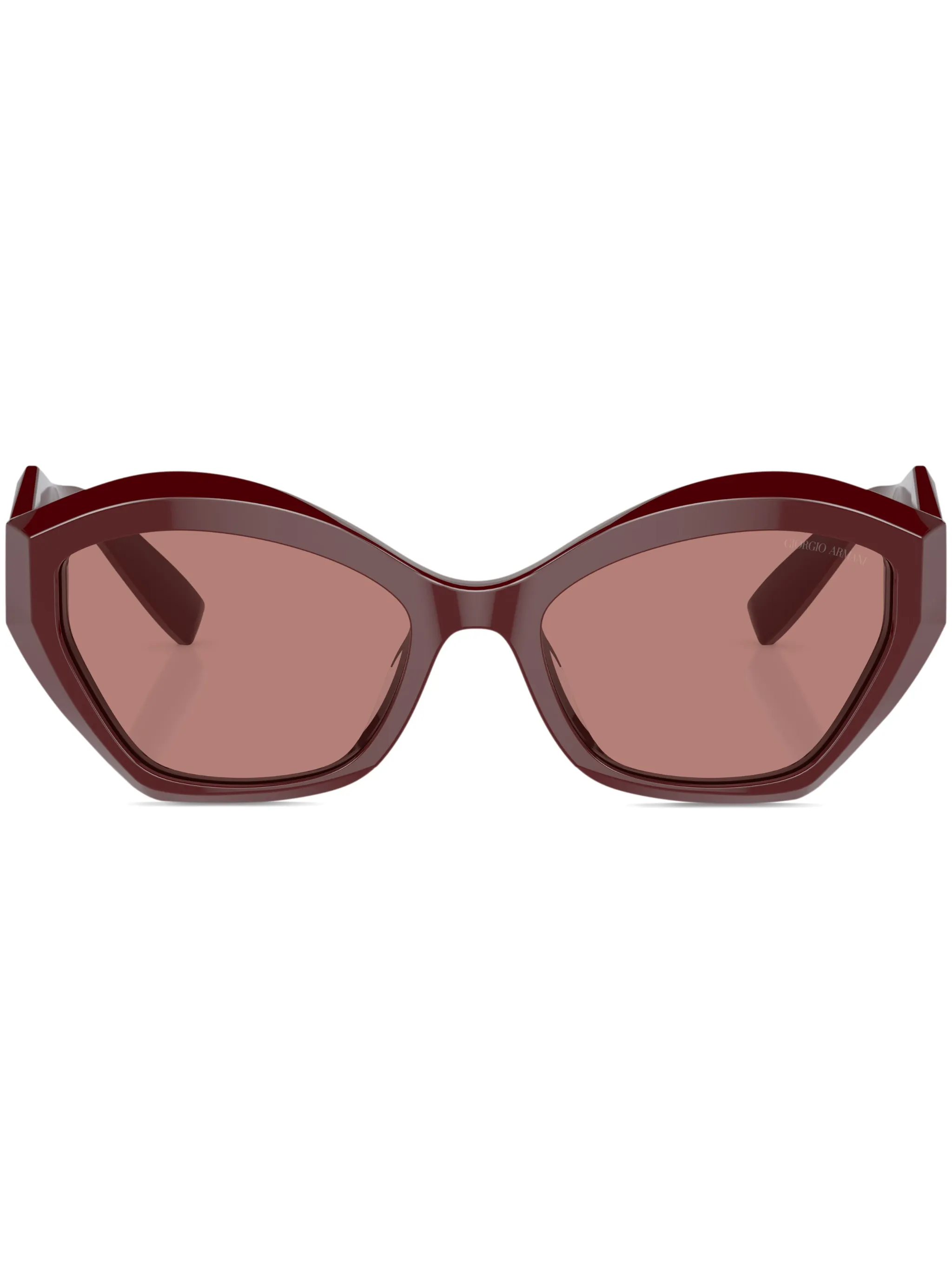 

Солнцезащитные очки с логотипом Giorgio Armani, красный