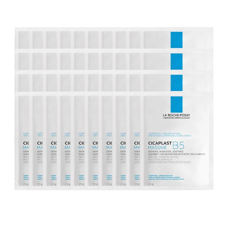 Маска для лица La Roche-Posay — Увлажняющая и восстанавливающая LIFUQUAN B5, 40 Pcs-Classic Version
