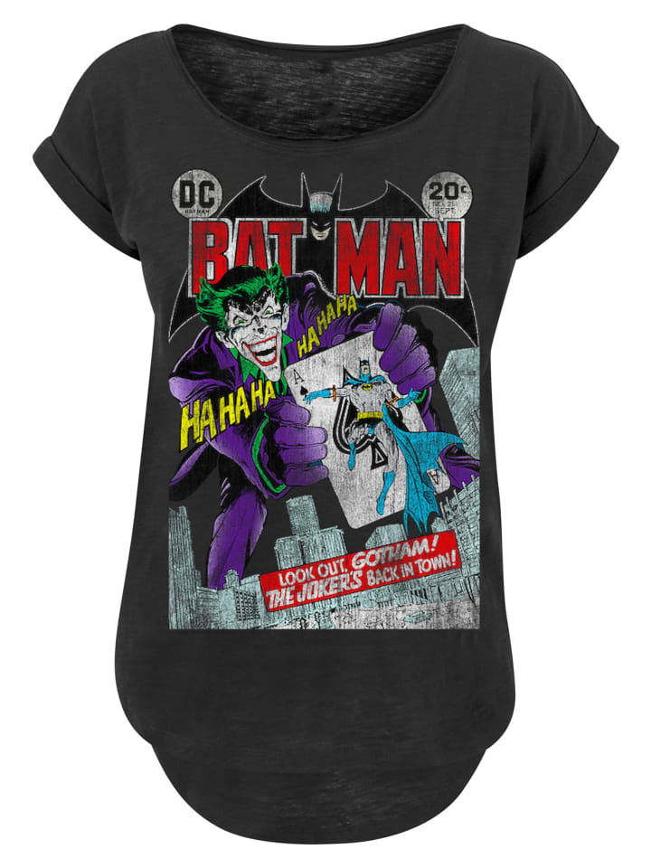 

Футболка DC Comics Batman Joker Playing Card Cover в черном цвете F4NT4STIC, Черный, Футболка DC Comics Batman Joker Playing Card Cover в черном цвете F4NT4STIC