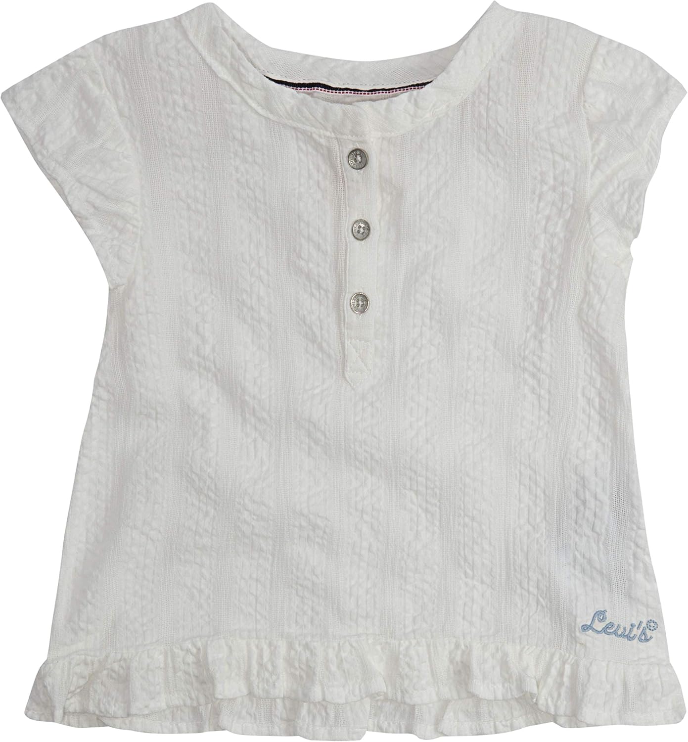 

Топ с короткими рукавами Levi's для девочек, Cloud Dancer