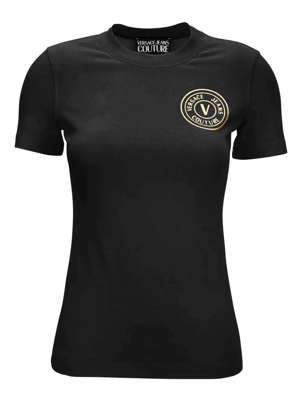

Футболка с круглым вырезом Versace Jeans Couture, черный