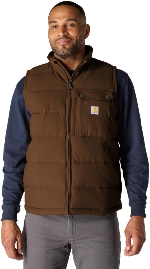 

Carhartt мужская утепленная жилетка Montana Loose Fit, Red Duck