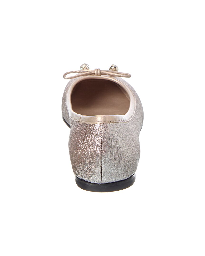 Jimmy Choo Elme Плоские туфли с блестками, розовый — фото 3