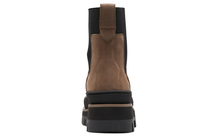 Ботинки женские Clarks высокие, коричневый/черный — фото 3