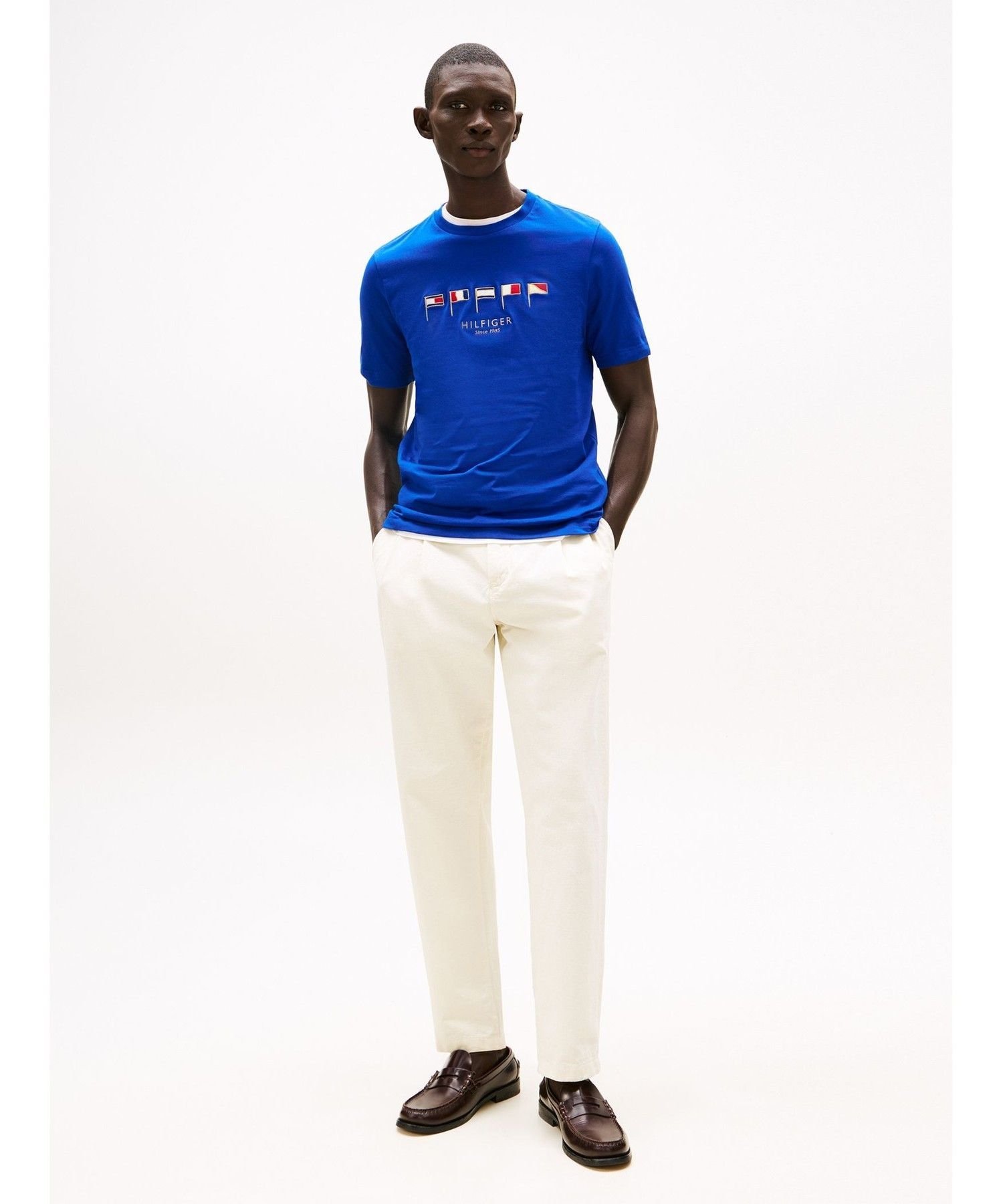 Футболка Hilfiger Multi-Flag TOMMY HILFIGER, Blue D03