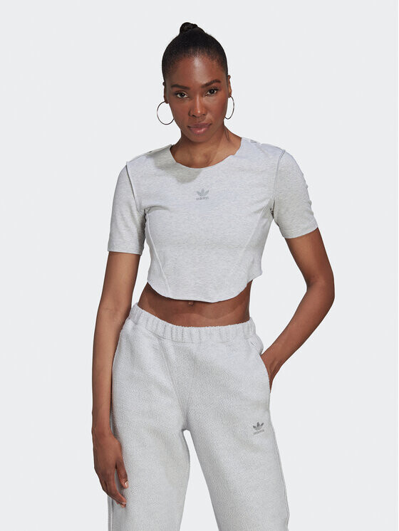 

Футболка стандартного кроя Adidas, серый