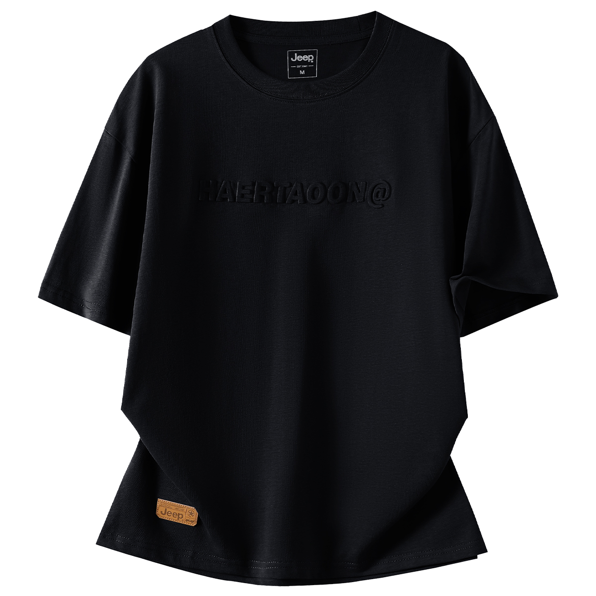 

Футболка с рукавом дроп-шоулдер мужская Jeep, черный