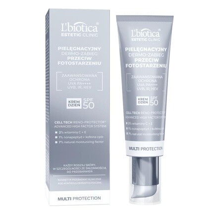 

L'biotica Estetic Clinic MULTI Protection Dermo Treatment дневной крем SPF50 35 мл