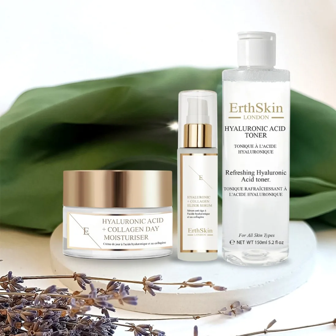 Набор ErthSkin London — Для ухода за лицом Hydra Glow - три средства по уходу за кожей. , 1 шт, 150 мл — фото 3