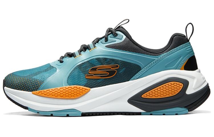 

Кроссовки мужские с низким верхом светло-голубые/разноцветные Skechers