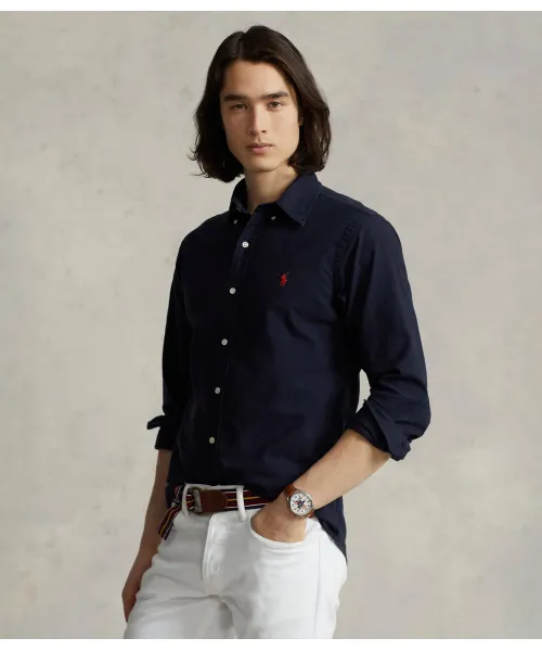 

Рубашка Custom fit Polo Ralph Lauren, синий