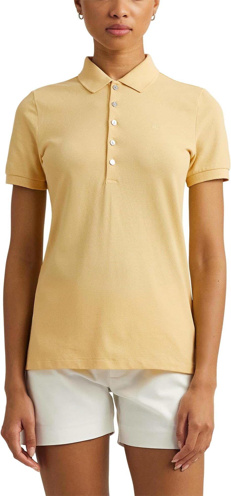 

Рубашка LAUREN Ralph Lauren Piqué Polo Shirt, цвет Primrose Yellow