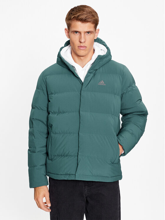 

Пуховик стандартного кроя Adidas, синий