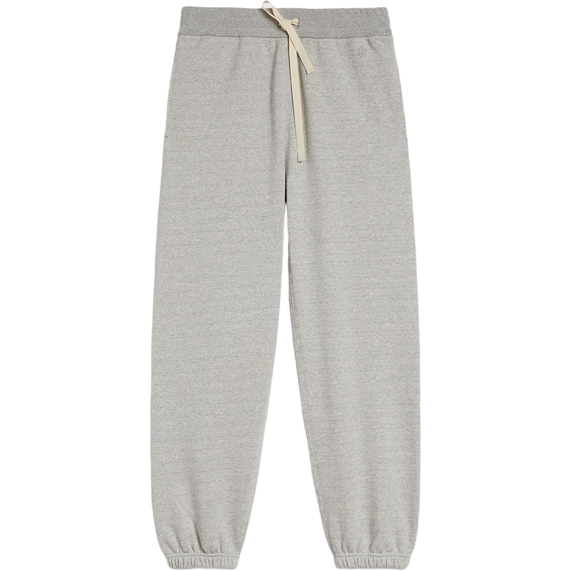 

Хлопковые спортивные штаны с вышитым логотипом JIL SANDER, светло серый