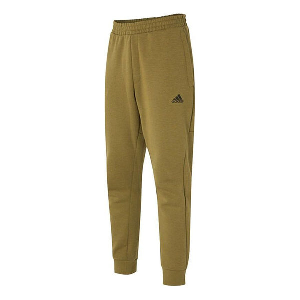 

Спортивные штаны Men's adidas Fi Dk Reg Pnt Logo Sports Running Knit Bundle Feet Long Pants/Trousers Olive, зеленый