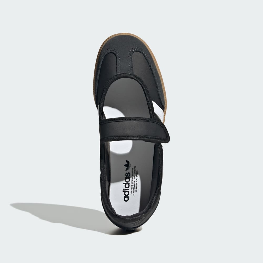 Кроссовки Adidas Samba Jane Shoes Kids, цвет Core Black/Cloud White/Gum — фото 2