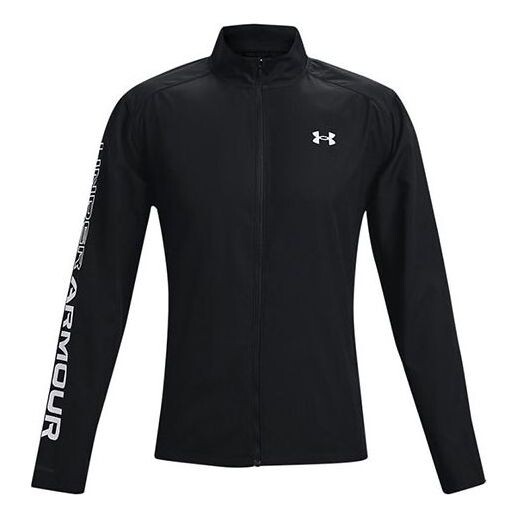 

Куртка storm run jacket 'black' Under Armour, черный