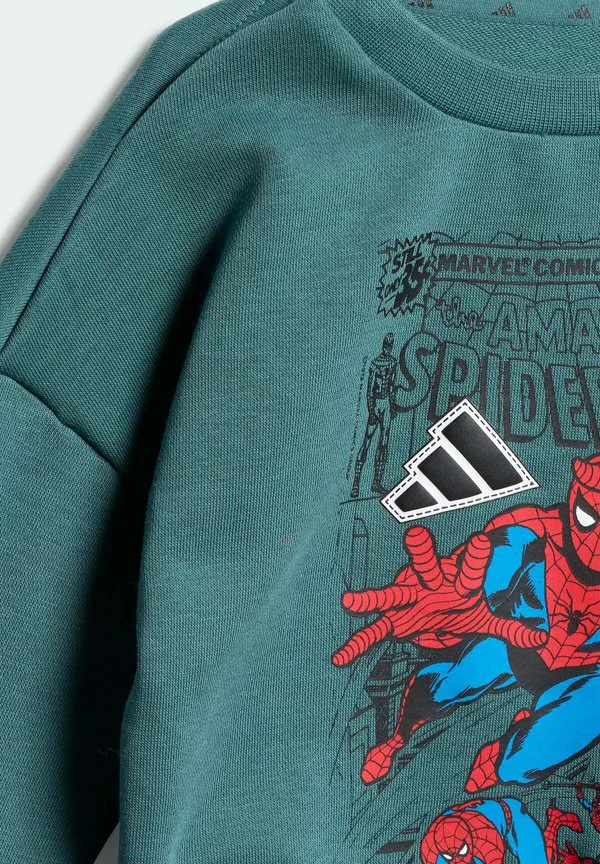 Спортивный костюм marvel человек-паук Adidas Sportswear, Preloved Teal White — фото 3