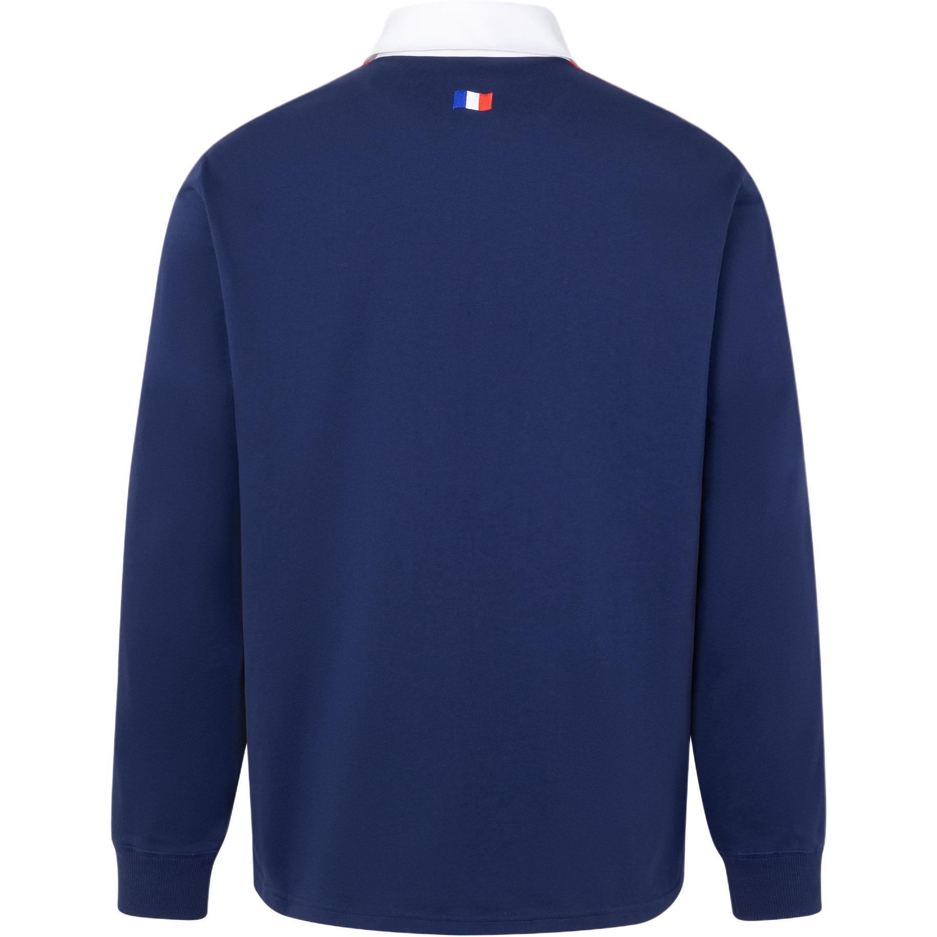 Футболка с длинными рукавами France Long Sleeve Culture Adidas, темно-синий — фото 4