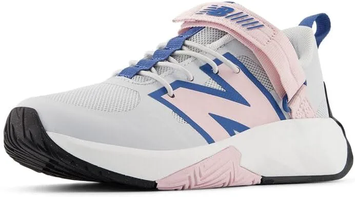 

Детские кроссовки New Balance FuelCell Play V1 с застежкой-липучкой, серый/розовый