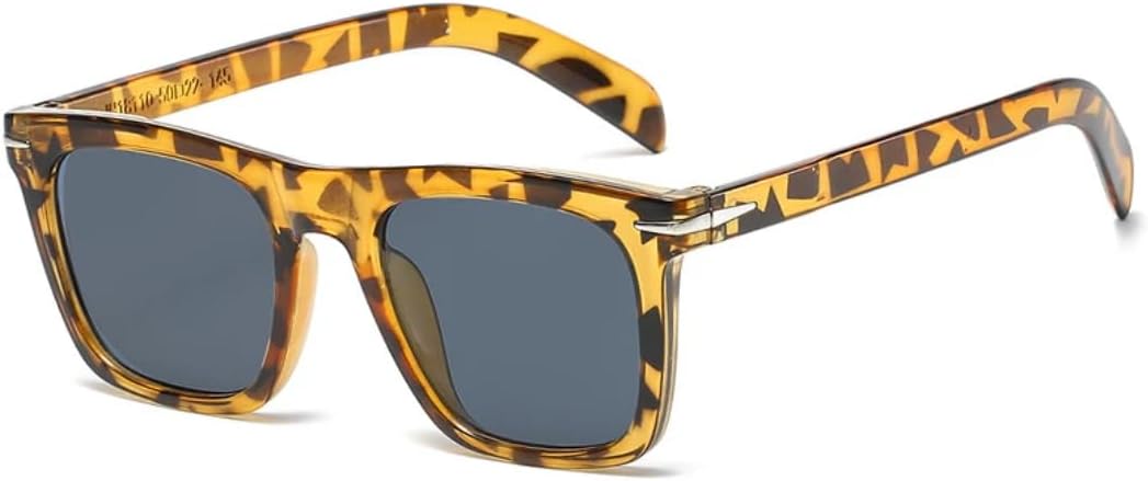 

Солнцезащитные очки с защитой от УФ-излучения UV400 | Легкая оправа цвета "рисовый ноготь" | Линзы конфетных оттенков для занятий спортом на открытом воздухе и вождения DSVIGF, Leopard Gray