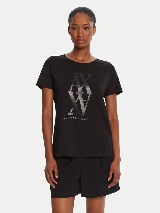 

Футболка regular fit XW001373 AF10356 UC001 Armani Exchange, чёрный