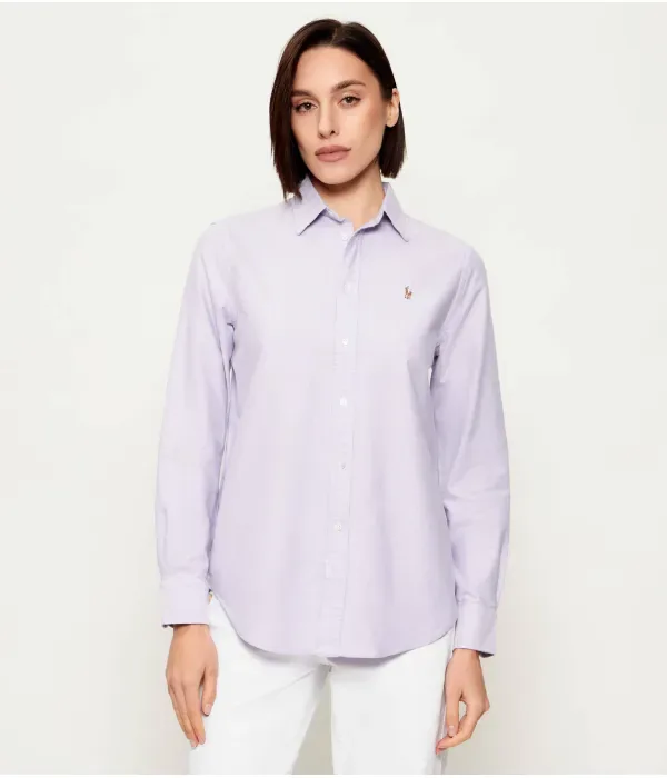 Рубашка classic fit Polo Ralph Lauren, лавандовый