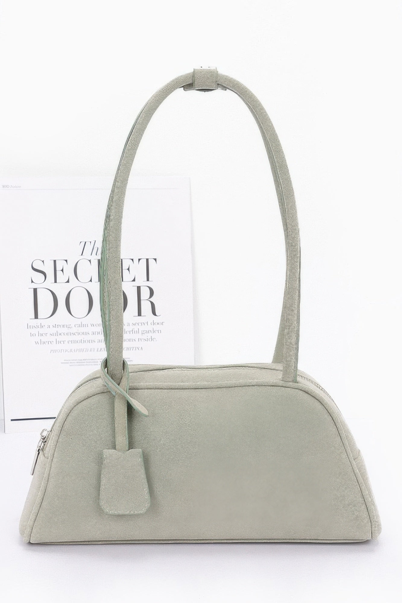 

FASHNZFAB Женская спортивная сумка из искусственной замши, цвет mint
