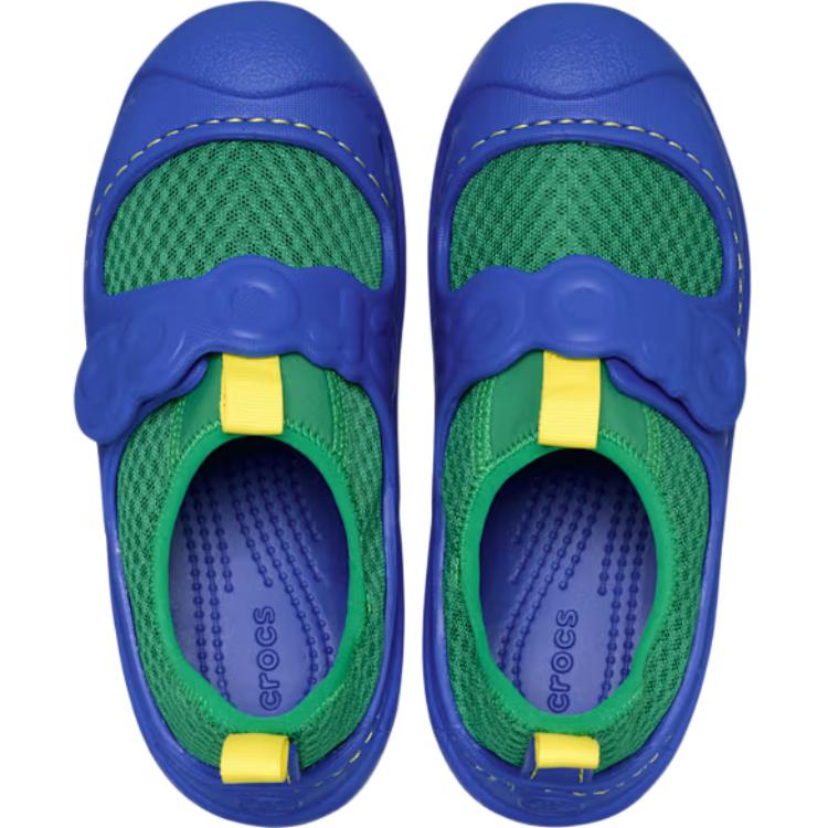 Crocs Swiftwater противоскользящие износостойкие низкие детские ботинки Blue Green — фото 4