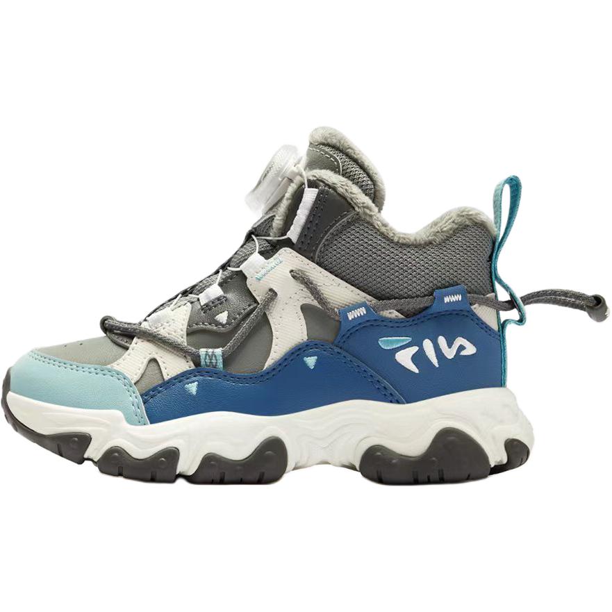 

FILA KIDS Детские кроссовки BOA с противоскользящей подошвой, износостойкие, серо-синие, для детей 3–7 лет