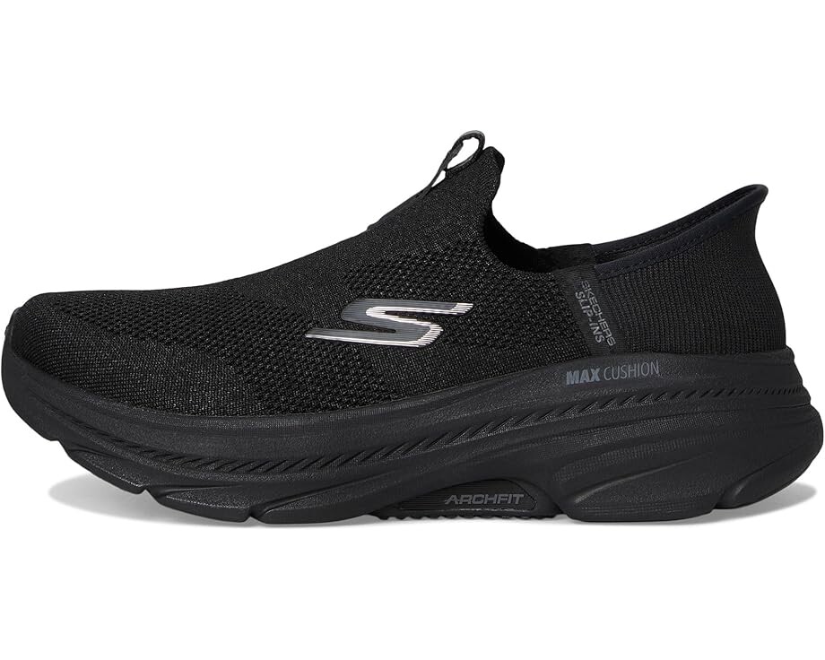 Кроссовки SKECHERS Max Cushioning Arch Fit 2.0 Cambridge Hands Free Slip-Ins, черный — фото 4