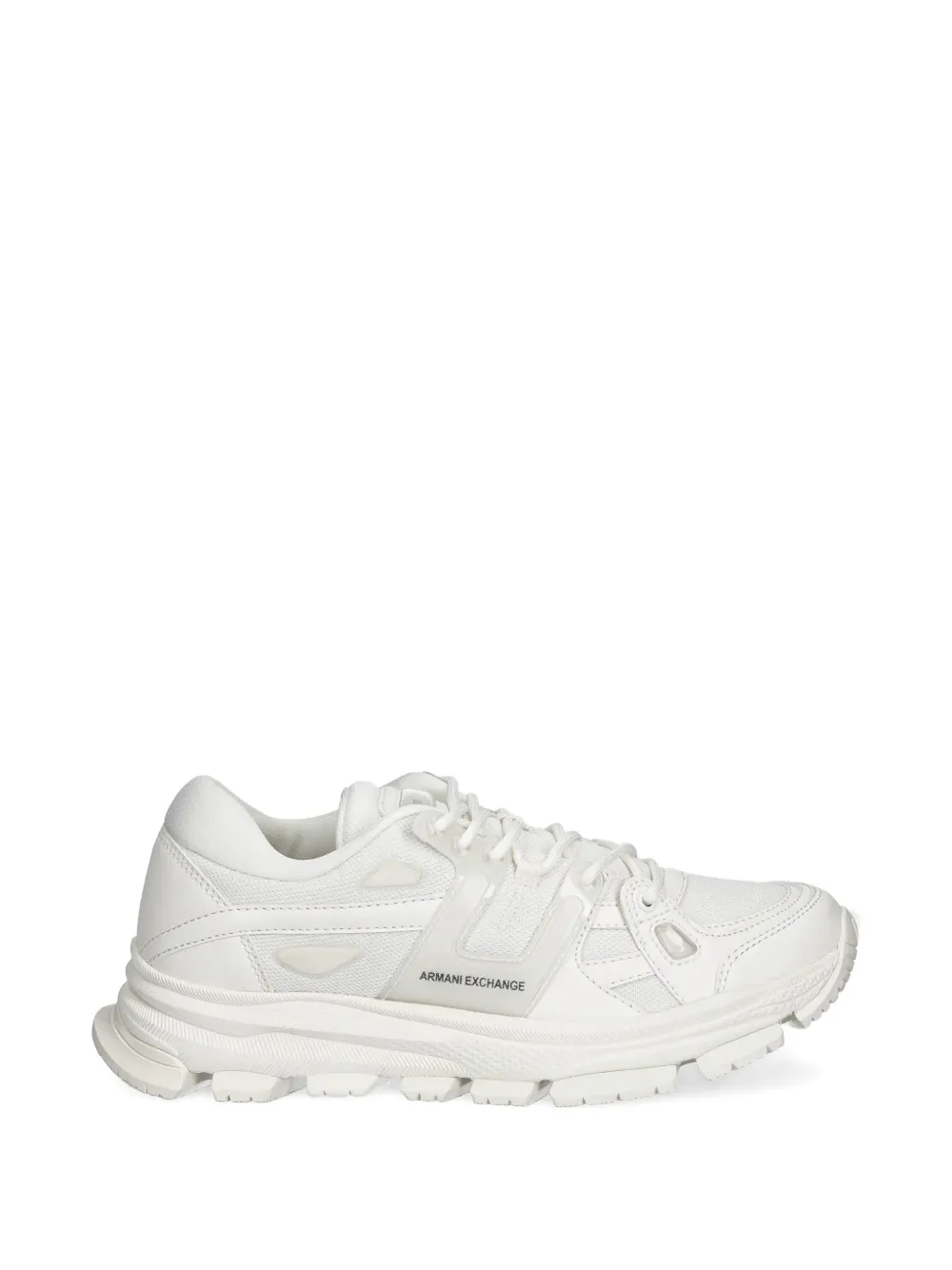 

Кеды с круглым носком и шнуровкой Armani Exchange, белый