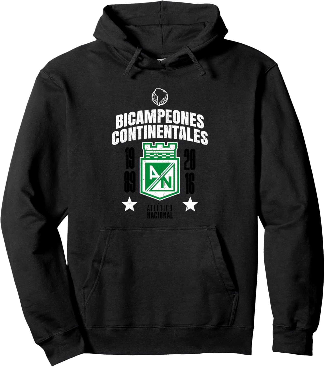 

Толстовка Atletico Nacional de Medellin Bicampeon Limited Collection National Atletico, черный