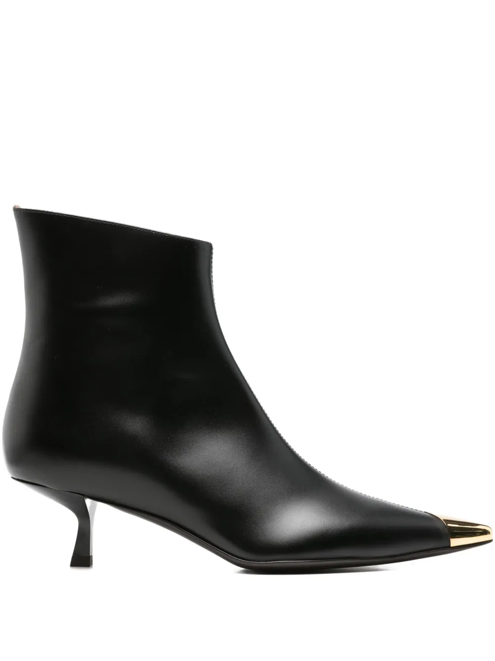 Ботинки на каблуке 50 мм с заостренным носком Giuseppe Zanotti, черный