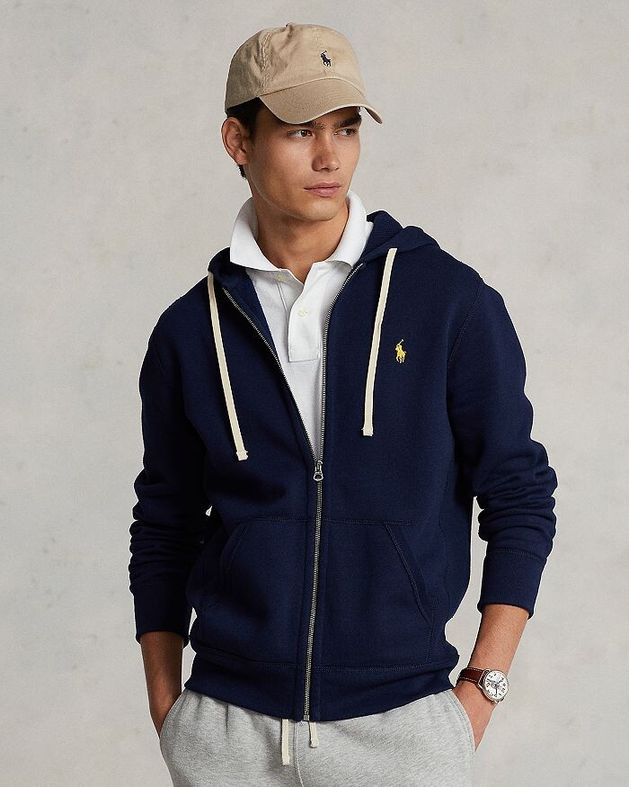 Классическая флисовая толстовка с молнией во всю длину Polo Ralph Lauren — фото 3