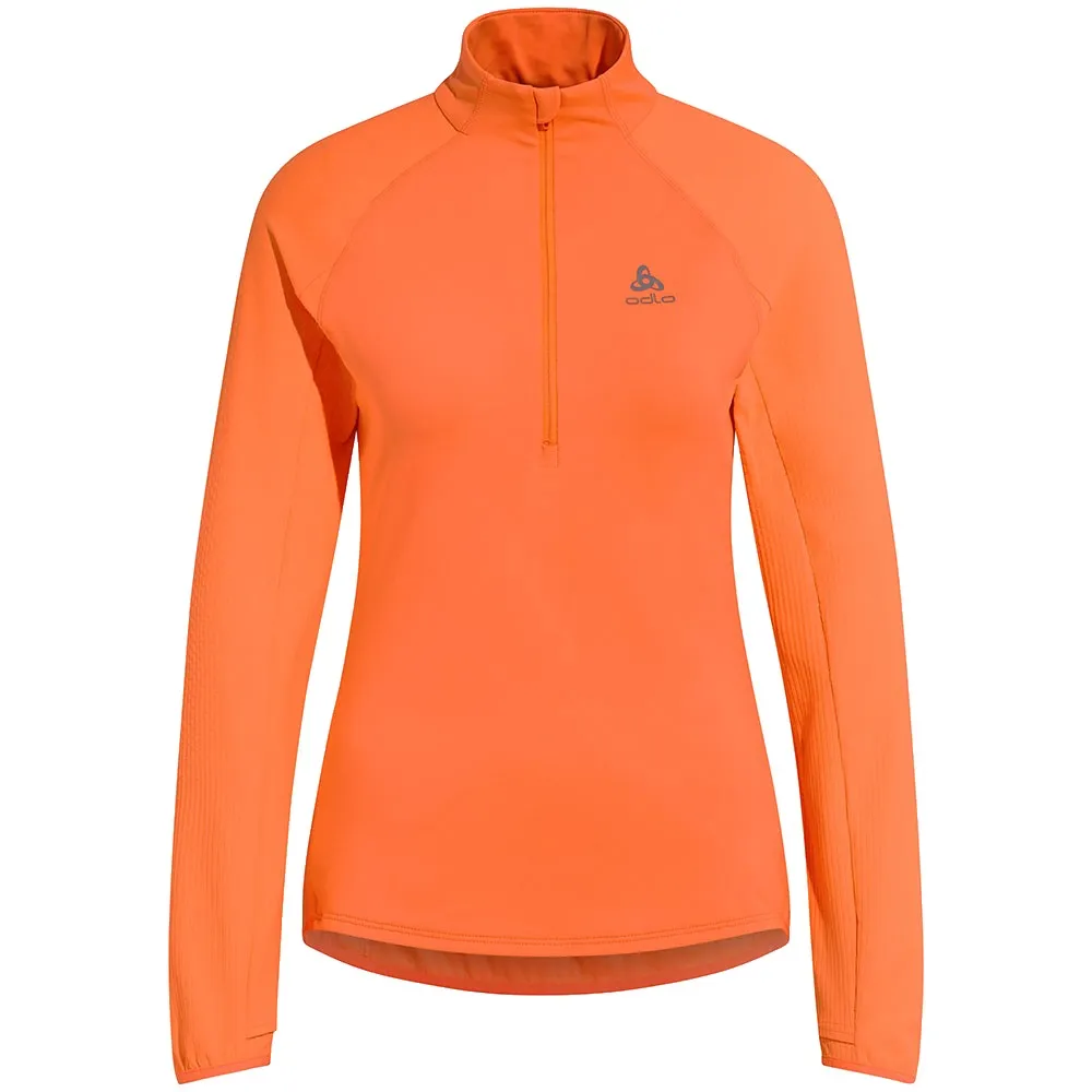 

Толстовка Odlo Zeroweight half zip, оранжевый
