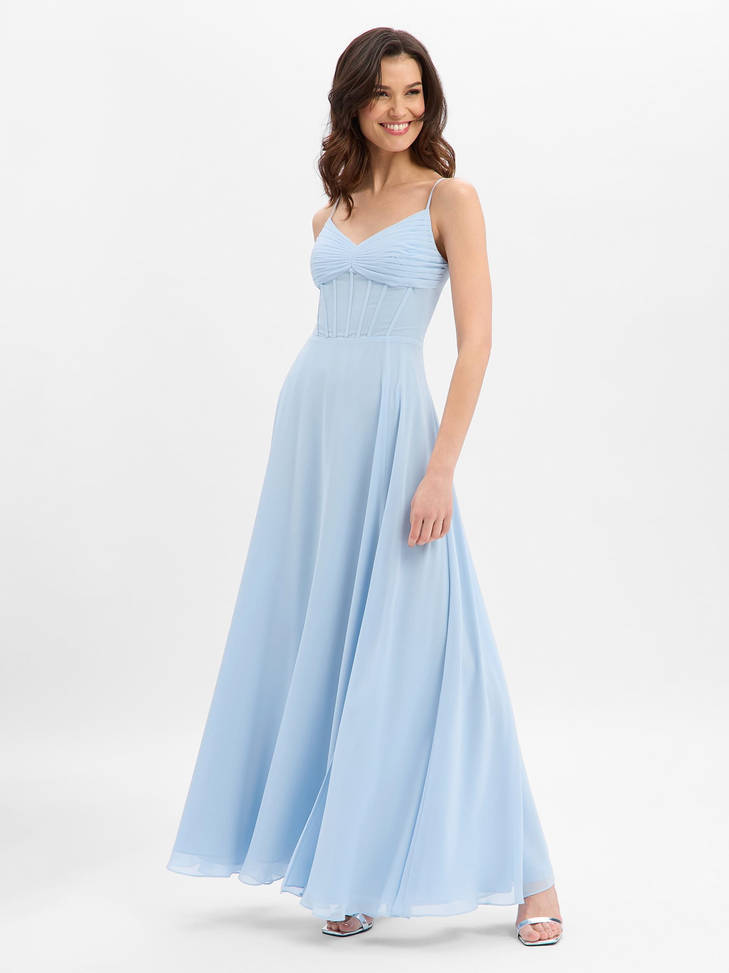 

Marie Lund Вечернее платье в светло-голубом цвете