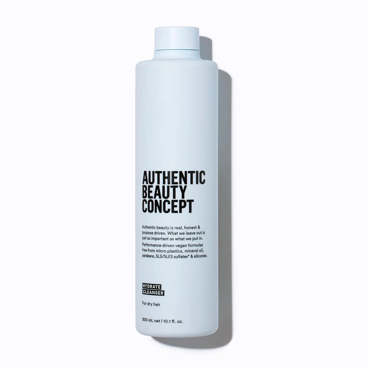 Authentic Beauty Concept Hydrate Cleanser шампунь для нормальных, сухих и вьющихся волос, увлажняет и придает блеск, веганский, без сульфатов 299 мл (.)