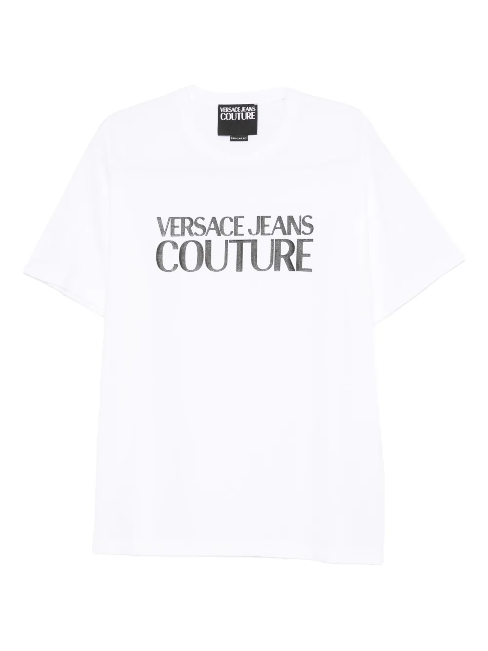

Футболка с логотипом Versace Jeans Couture, белый