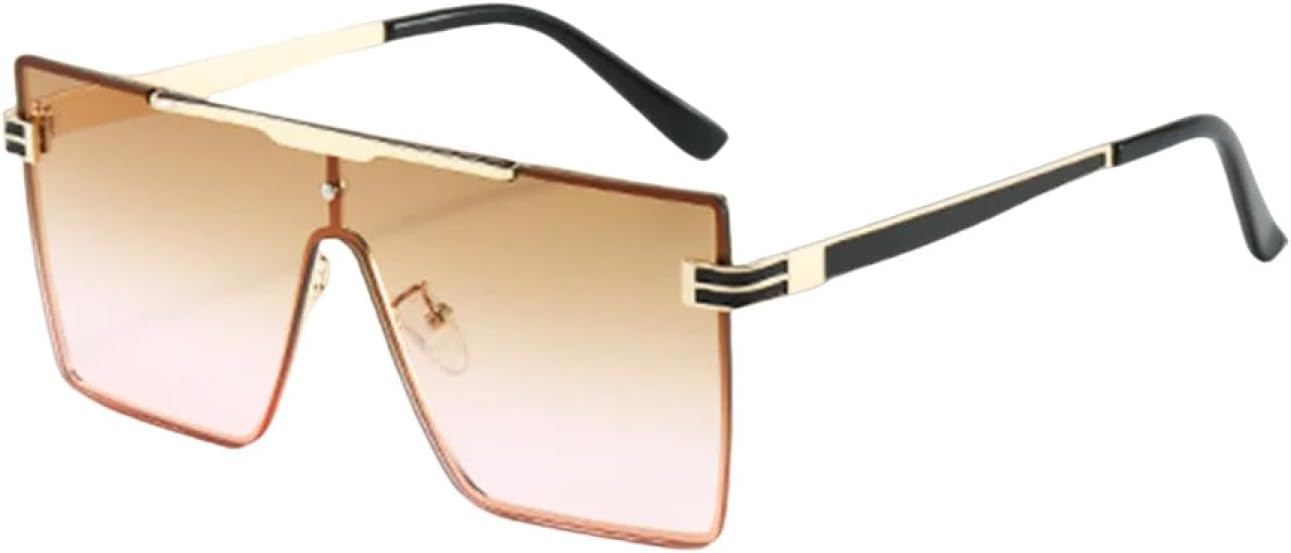 

Солнцезащитные очки для женщин, очки с двойной перемычкой, цветные линзы, роскошные солнцезащитные очки, очки с защитой от УФ-излучения (UV400), солнцезащитные очки для мужчин TKKTLLT, Tea Pink