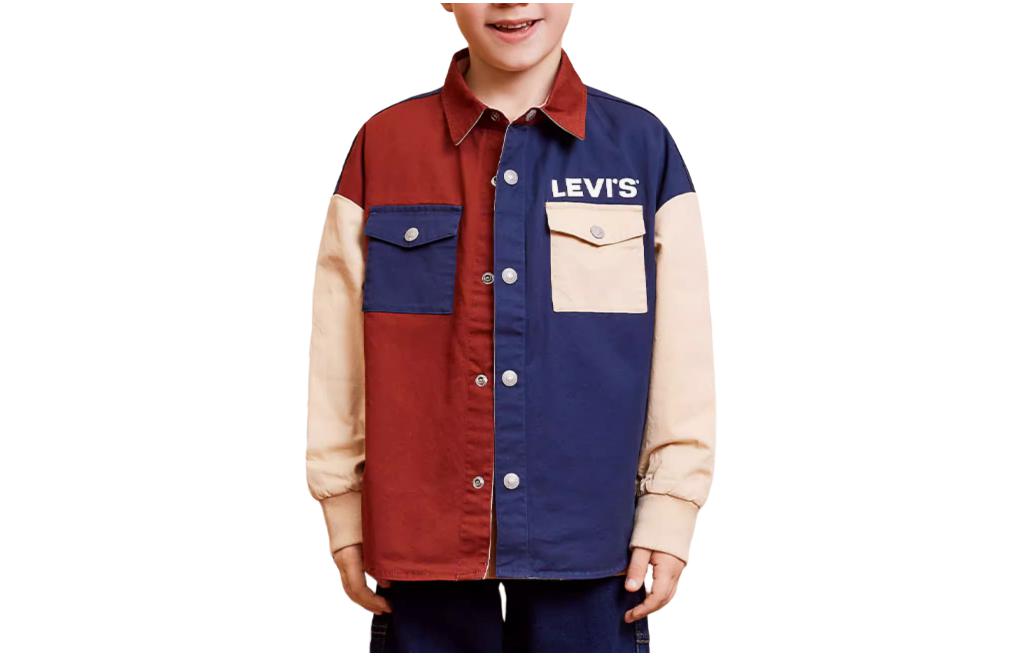 Куртки и пальто Levi's Dark Pepper Red для детей Levis, красный — фото 3