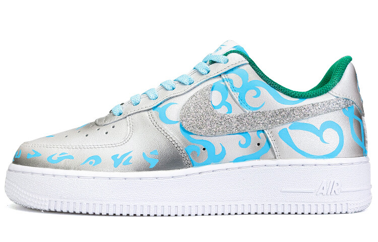 

Кроссовки Nike Air Force 1, голубой, Синий, Кроссовки Nike Air Force 1, голубой