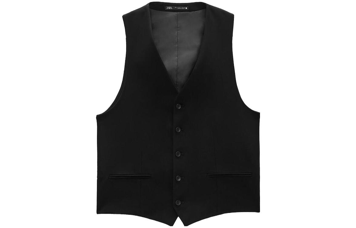 

Жилет мужской черный Zara, черный