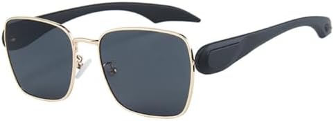 

Солнцезащитные очки квадратной формы конфетных цветов для женщин, модные очки с прозрачными линзами цвета океана, защита от УФ-излучения UV400 для мужчин, панк-очки MTZJH, Black Gray