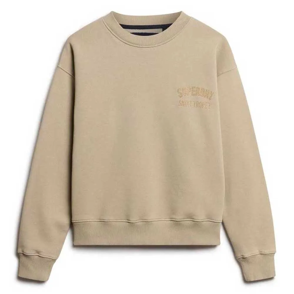 

Толстовка Superdry Sport Luxe Loose, бежевый